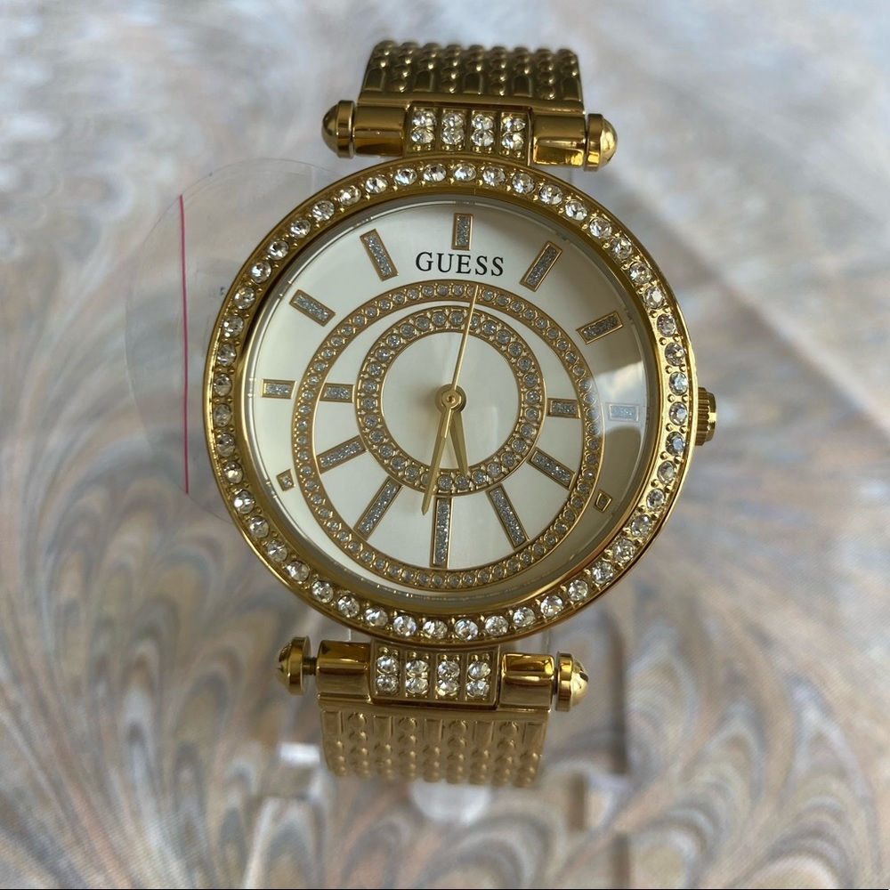GUESS- Ladies watch- Gold Bangle Watch- NWOT